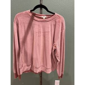 NEW DYLAN women's corduroy sutton top in bloom